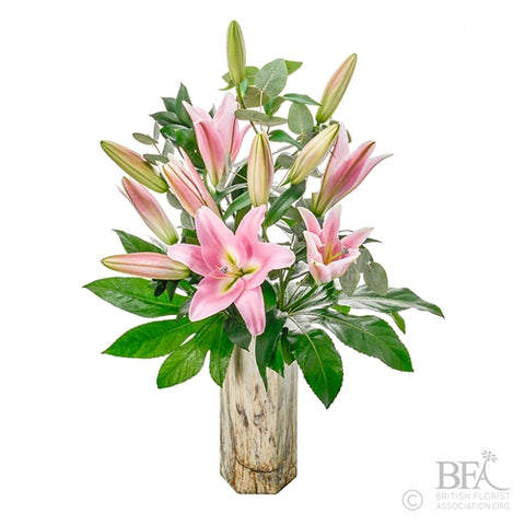 Simply Pink Lillies